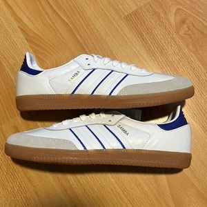 Adidas Samba “Cloud White / Lucid Blue”